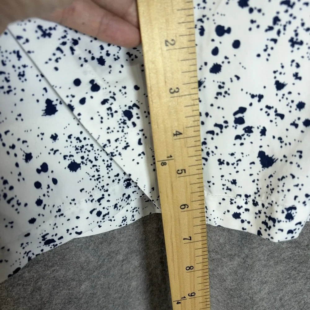 Chubbies Swim Trunks Men XXL 2XL White Splatter 4-Way Stretch Pocket 6.5